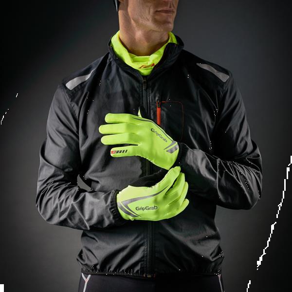 Grote foto gripgrab hi vis running essentials size s sport en fitness overige sport en fitness