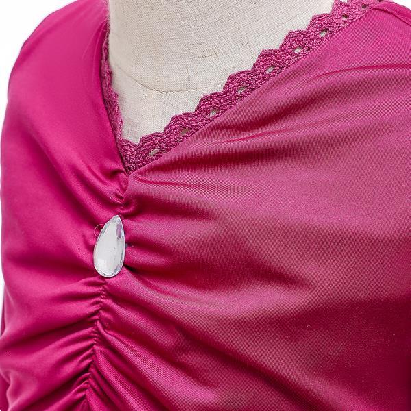 Grote foto aanbieding frozen 2 elsa roze jurk gratis kroon tover kleding dames verkleedkleding