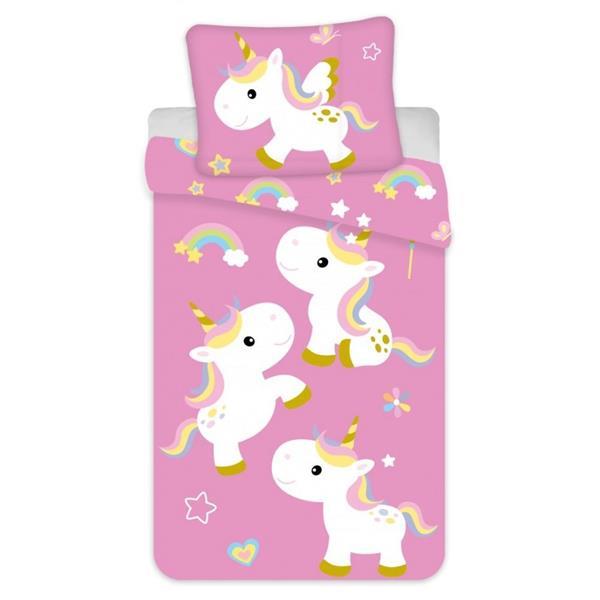 Grote foto unicorn ledikant dekbedovertrek 100x135 cm kinderen en baby complete kinderkamers