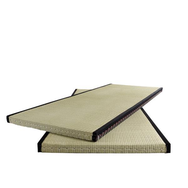 Grote foto authentieke japanse tatami mat huis en inrichting bedden