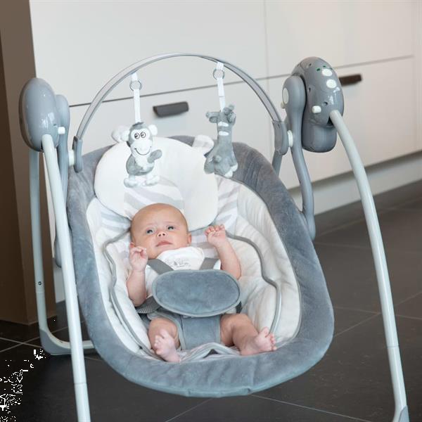 Grote foto bo jungle b portable babyschommel met verkleiner white tiger kinderen en baby babyspeelgoed