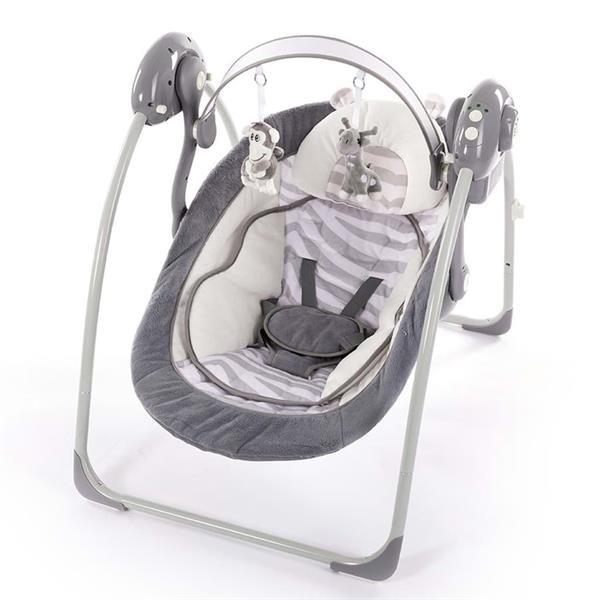 Grote foto bo jungle b portable babyschommel met verkleiner white tiger kinderen en baby babyspeelgoed