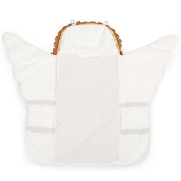Grote foto childhome aankleedkussen angel jersey gehaakt ecru kinderen en baby dekens en slaapzakjes