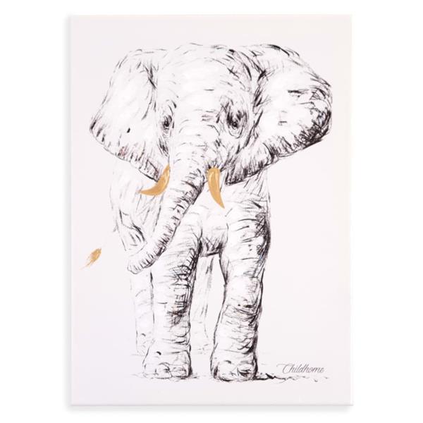 Grote foto childhome olieverfschilderij 30x40 cm olifant verzamelen overige verzamelingen