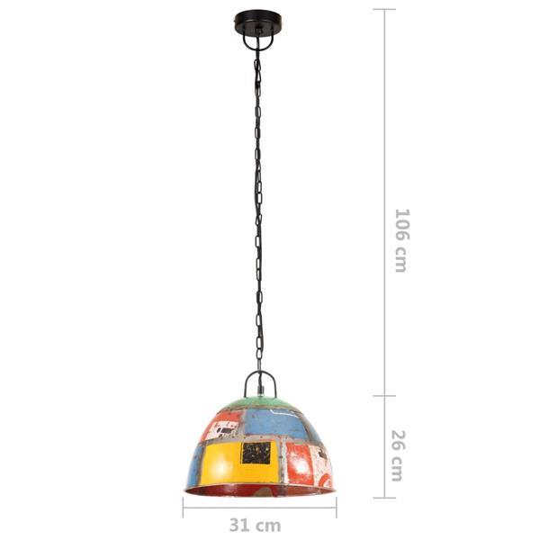 Grote foto vidaxl hanglamp industrieel vintage rond 25 w e27 31 cm meer huis en inrichting overige