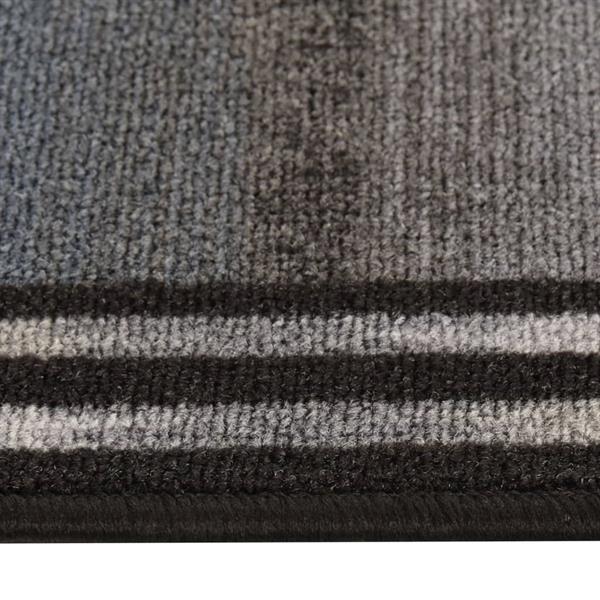 Grote foto vidaxl tapis de couloir support de gel noir 67x150 cm huis en inrichting vloerbedekking en kleden