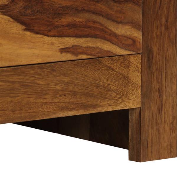 Grote foto vidaxl meuble tiroirs bois massif de sesham 160 x 40 x 80 huis en inrichting overige