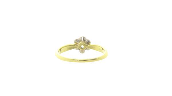 Grote foto gouden solitair ring met diamant 14 krt 812.5 sieraden tassen en uiterlijk ringen voor haar