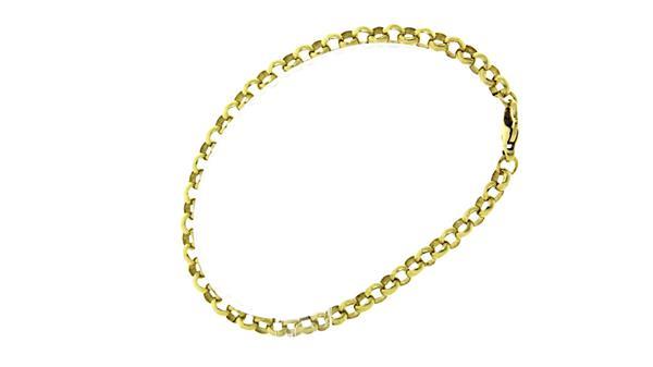 Grote foto gouden jasseron armband 14 krt 875 sieraden tassen en uiterlijk armbanden voor haar