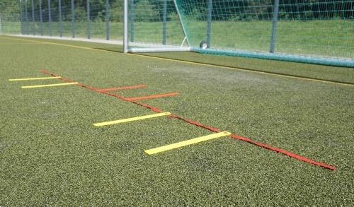 Grote foto coordinatie ladder keeper training sport en fitness voetbal