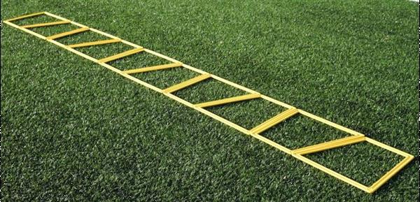 Grote foto coordinatieladder trapeze 6 hoekige vorm sport en fitness voetbal