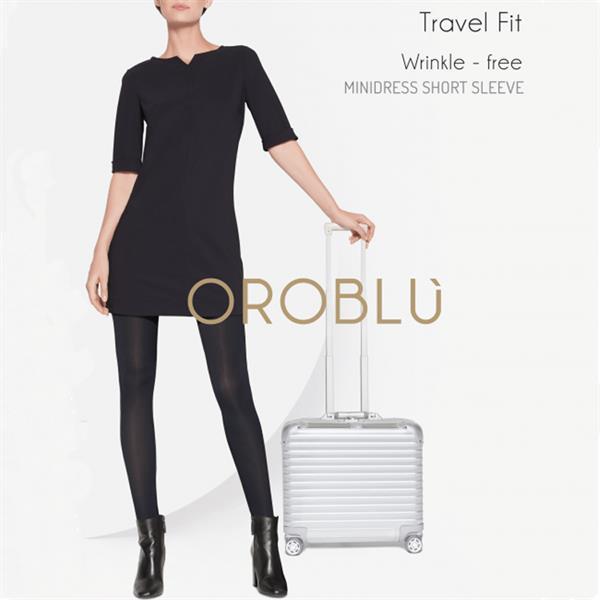 Grote foto travel fit jurk met korte mouwen 001 kleding dames ondergoed