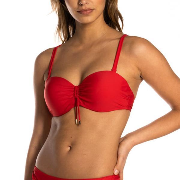 Grote foto chinese red multiway bikinitop 006 kleding dames badmode en zwemkleding