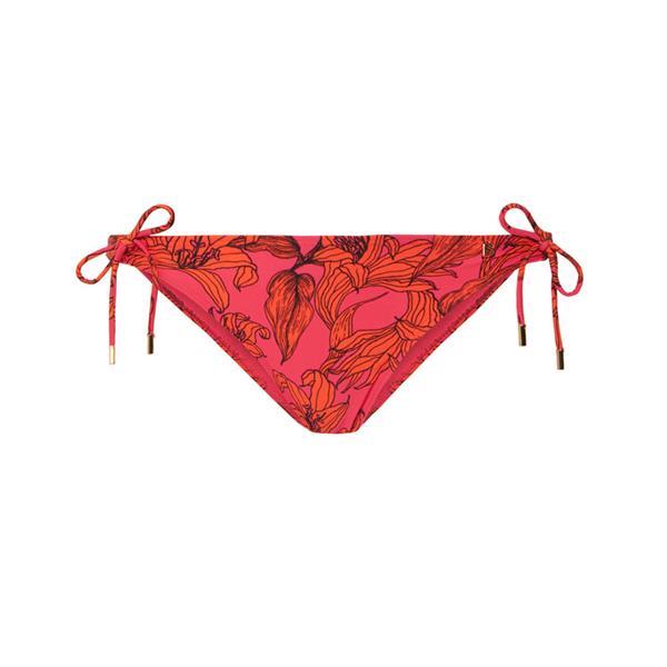 Grote foto pink lilies strikbroekje 015 kleding dames badmode en zwemkleding