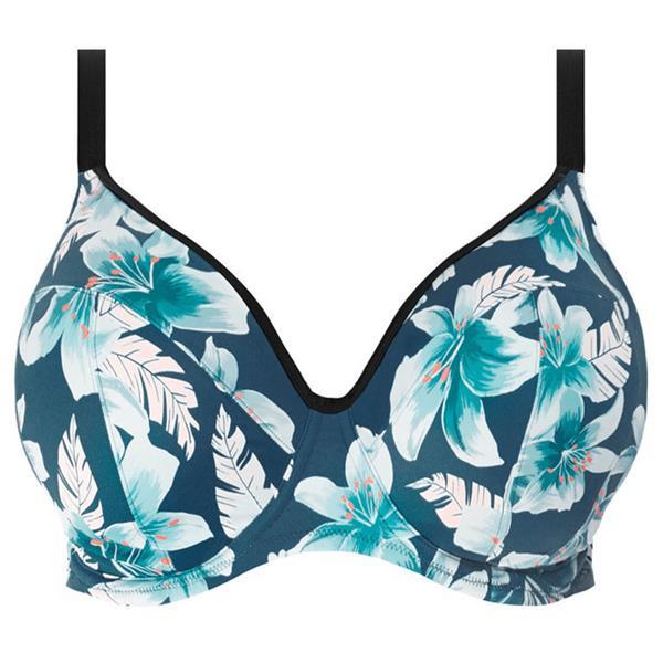 Grote foto island lily plunge bikinitop 007 kleding dames badmode en zwemkleding