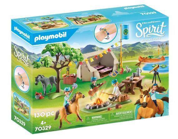 Grote foto playmobil spirit riding free 70329 paardenkamp kinderen en baby duplo en lego