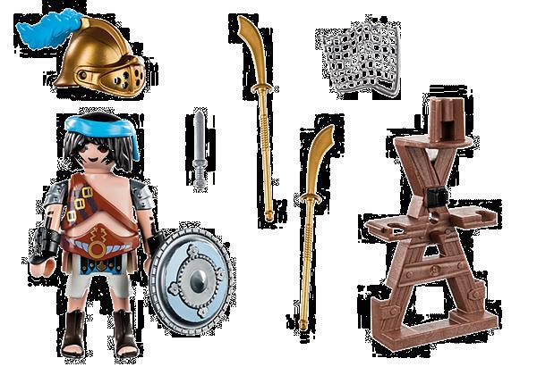 Grote foto playmobil special plus 70302 gladiator met wapens kinderen en baby duplo en lego