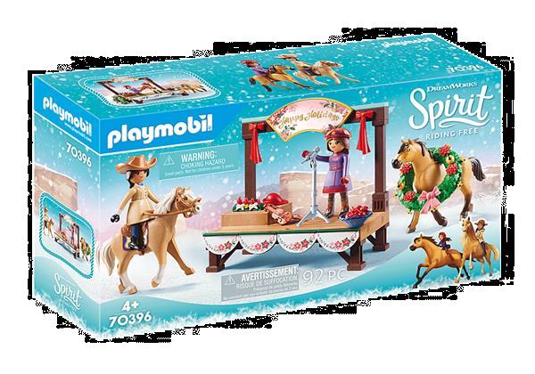 Grote foto playmobil spirit riding free 70396 kerstmis concert kinderen en baby duplo en lego