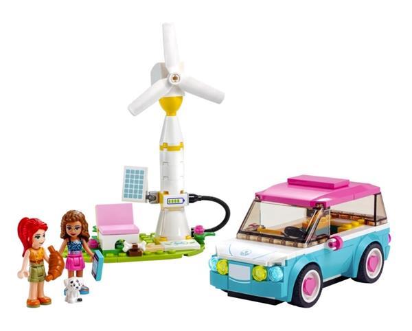 Grote foto lego friends 41443 olivia elektrische auto kinderen en baby duplo en lego