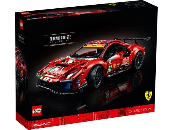 Grote foto lego technic 42125 technic 42125 ferrari 488 gte kinderen en baby duplo en lego