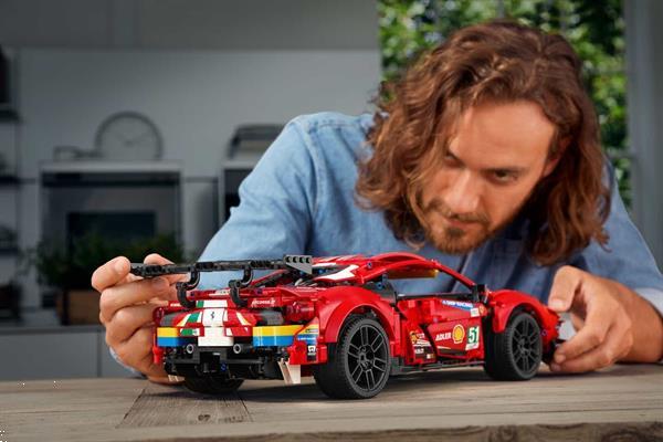 Grote foto lego technic 42125 technic 42125 ferrari 488 gte kinderen en baby duplo en lego