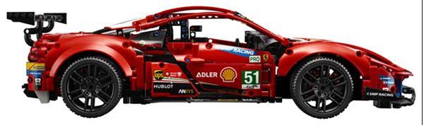 Grote foto lego technic 42125 technic 42125 ferrari 488 gte kinderen en baby duplo en lego