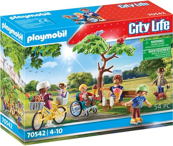 Grote foto playmobil city life 70542 in het stadspark kinderen en baby duplo en lego