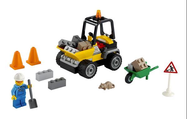 Grote foto lego city 60284 wegenbouwtruck kinderen en baby duplo en lego