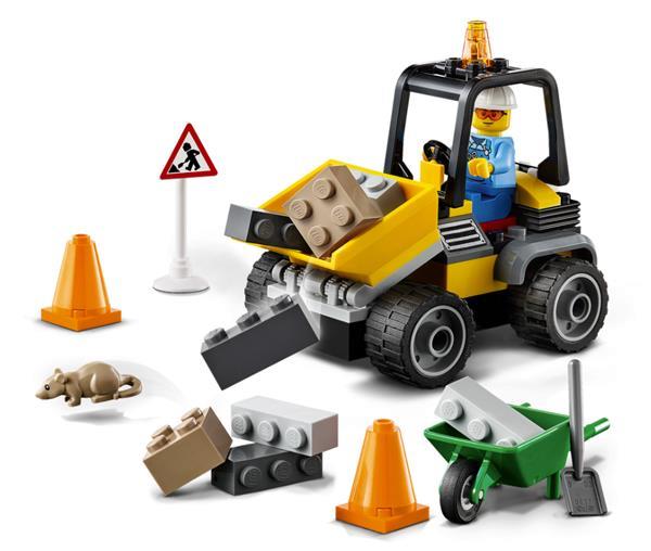 Grote foto lego city 60284 wegenbouwtruck kinderen en baby duplo en lego