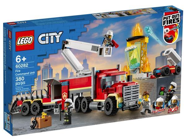 Grote foto lego city 60282 grote ladderwagen kinderen en baby duplo en lego