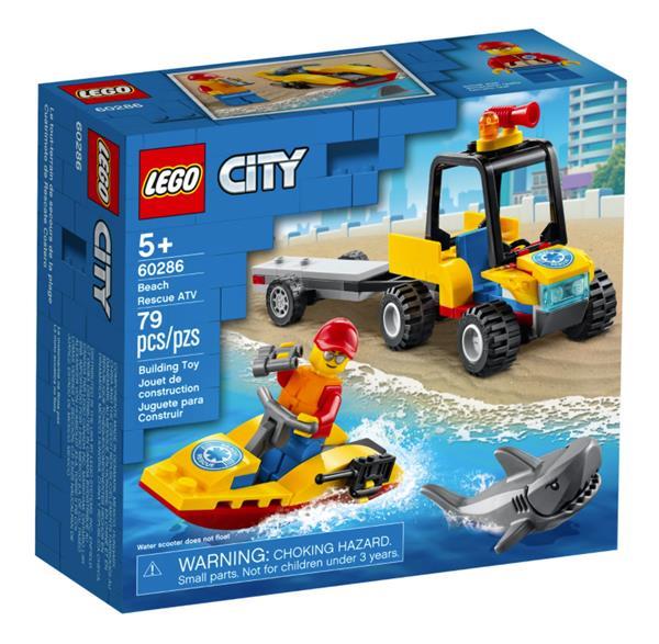Grote foto lego city 60286 atv strandredding kinderen en baby duplo en lego