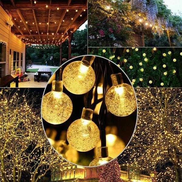 Grote foto 5 meter solar led lichtketting met lampen 20 huis en inrichting woningdecoratie