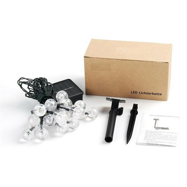 Grote foto 5 meter solar led lichtketting met lampen 20 huis en inrichting woningdecoratie