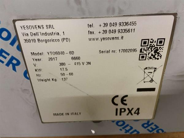 Grote foto rvs yesovens karma oven bake off oven combisteamer steamer 6 diversen overige diversen