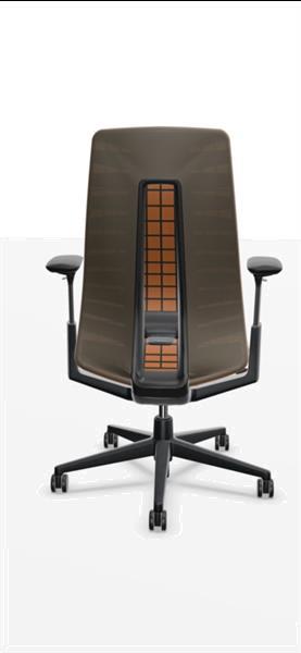 Grote foto haworth fern cognac lederen bureaustoel design huis en inrichting stoelen