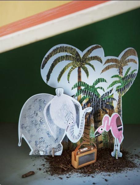 Grote foto pop out card jungle olifant fiep westendorp verzamelen overige verzamelingen
