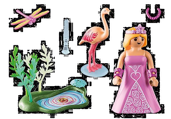 Grote foto playmobil special plus 70247 prinses aan de vijver kinderen en baby duplo en lego
