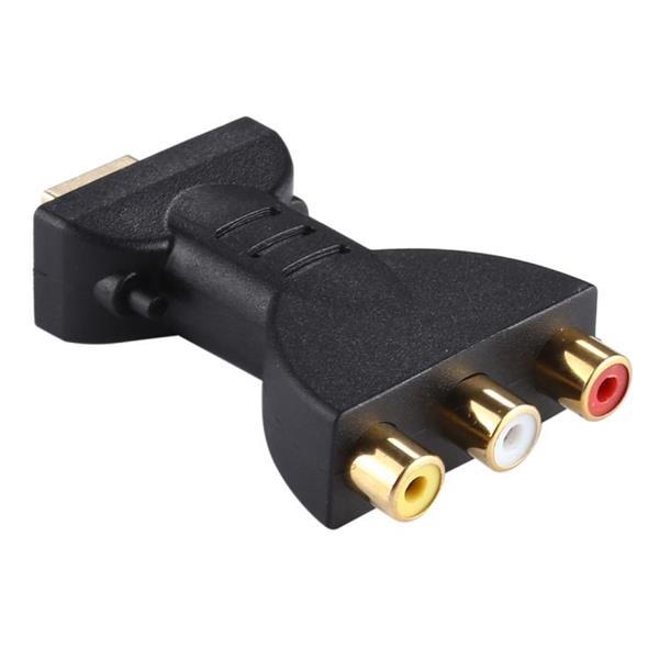 Grote foto gold plated hdmi male to 3 rca video audio adapter av compon computers en software overige