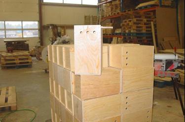 Grote foto houten kisten en kratten op maat gemaakt zakelijke goederen overige zakelijke goederen