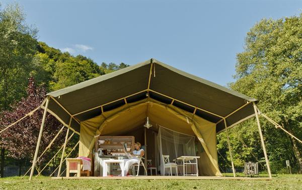 Grote foto luxe safaritent glamping vakantie met kinderen vakantie kids mee op reis