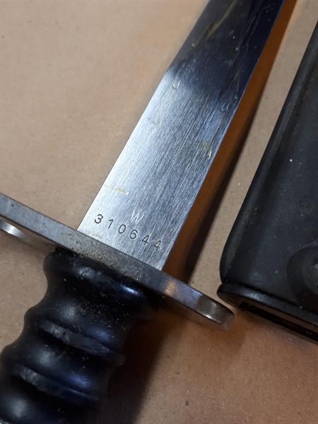 Grote foto zwitsers bajonet verzamelen militaria tweede wereldoorlog