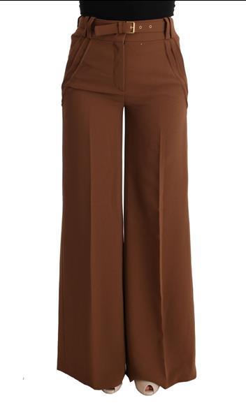 Grote foto cavalli brown polyester boot cut pants it40 s kleding dames spijkerbroeken en jeans