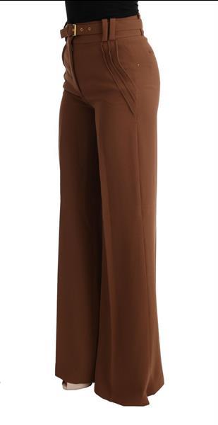 Grote foto cavalli brown polyester boot cut pants it40 s kleding dames spijkerbroeken en jeans