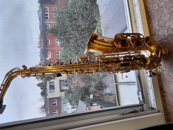 Grote foto altsaxofoon voor beginners muziek en instrumenten saxofoons