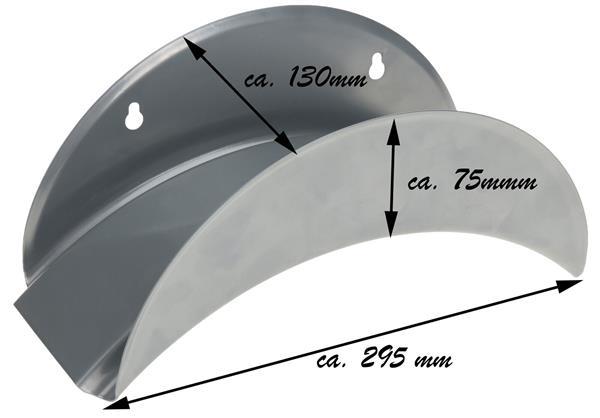 Grote foto 2 x 3x tuinslanghouder metaal 29 x 13 cm huis en inrichting keukenbenodigdheden