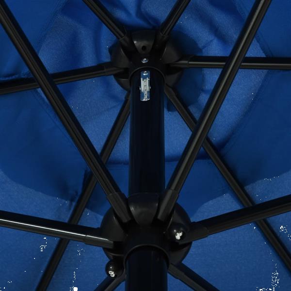 Grote foto vidaxl parasol d ext rieur avec poteau en m tal 300x200 cm a tuin en terras overige tuin en terras
