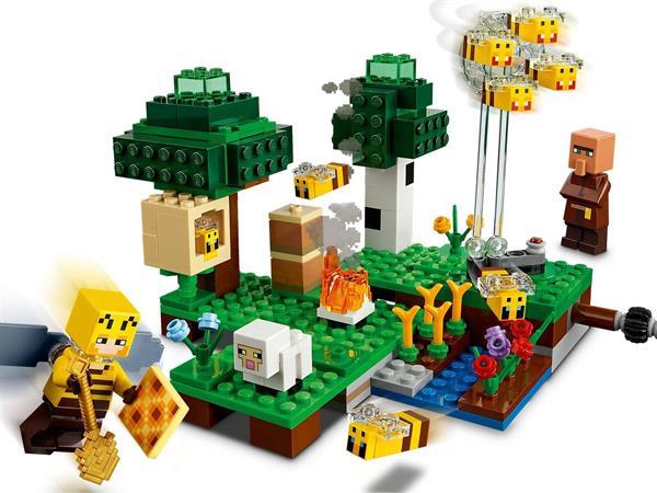Grote foto lego minecraft 21165 de bijenhouderij kinderen en baby duplo en lego