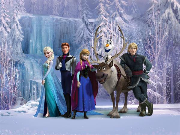 Grote foto disney frozen fotobehang l kinderen en baby inrichting en decoratie