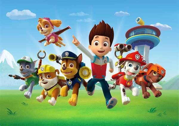 Grote foto paw patrol fotobehang l kinderen en baby inrichting en decoratie