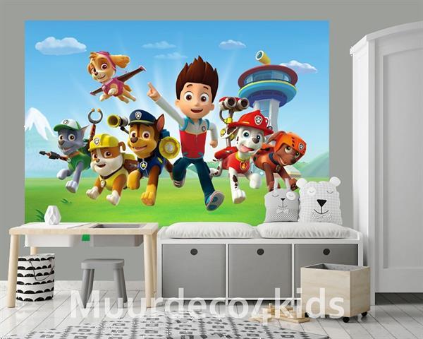 Grote foto paw patrol fotobehang l kinderen en baby inrichting en decoratie